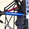 1:10 Baja Rey/Rock Rey/Hammer Rey U4 Upgrade Parts Aluminum & Steel Rear CVD Drive Shaft - 1Pc Set Red view 4