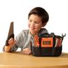 Black+Decker Junior Tool Bag 13 Piece Set - Includes Hammer, Hand Saw, Screw Driver & More! view 2