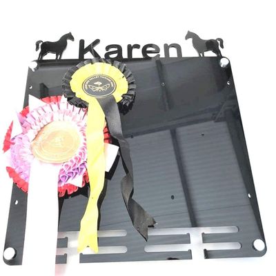 Super Cool Creation Personalised Rosettes & Medal Hanger - Purple