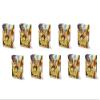 10 Packs Dragon Shield Matte Mini Japanese Gold 60 ct Card Sleeves Display Case view 1