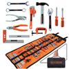 Black+Decker Kids Tool Bag Set 13-Piece Junior Roll Up Bag Pretend Play Tools, Hammer, Phillips Screwdriver, Pliers, Adjustable Wrench & More! for Boys & Girls Ages 3+ view 1