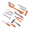 Black+Decker Kids Tool Bag Set 13-Piece Junior Roll Up Bag Pretend Play Tools, Hammer, Phillips Screwdriver, Pliers, Adjustable Wrench & More! for Boys & Girls Ages 3+ view 4