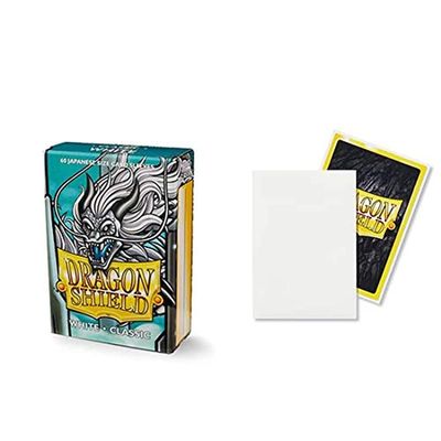 Dragon Shield Classic Mini Japanese White 60 ct Card Sleeves Individual Pack