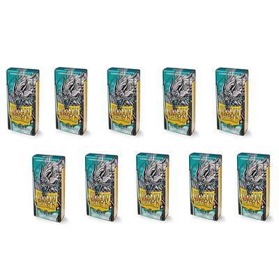 10 Packs Dragon Shield Classic Mini Japanese White 60 ct Card Sleeves Display Case 