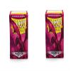 2 Packs Dragon Shield Matte Magenta Standard Size 100 ct Card Sleeves Value Bundle!  view 2