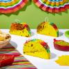 BLUE PANDA 3 Pack Mini Taco Pinatas - 6.25 x 2 x 3.6 in - Taco Decorations & Mini Pinata Favor view 2