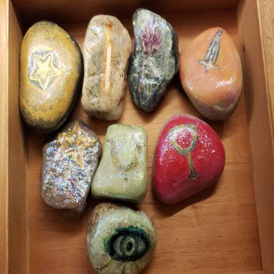 8 Witches Stones Colored