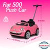 Best Ride On Cars Fiat 500 Push Car, Pink view 3