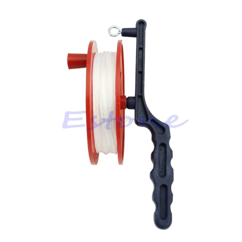 60M Reel Handle Line String Winder Outdoor Ball Bearing Wheel Kite Winder Tool