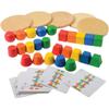 Constructive Playthings 3D Colorful Geometric Balancing Stacker, 25-Piece Block Set view 4