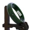 2.3" China Certified Nature Hetian Nephrite Jade Beautiful Green Women's Bracelet 3272 view 4