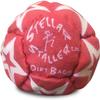 DIRTBAG All Star Footbag 3 Pack with Pouch, 100% Handmade, Premium Quality, Bright Vivid Colors, Signature Carry Bag - Black/White view 3