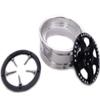 2pcs RC 1/10 Aluminum On Road Wheel Rims Hex 12mm Adjustable Offset Silver/Black Color Fit for 1:10 RC On Road Drift Touring Street Car Tire Tyre view 4