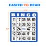 GSE Games & Sports Expert 100-Pack Multi-Color Bingo Game Cards with Easy Read Numbers, Reusable Paper Bingo Sheets for Large Groups, Family/Friend Parties view 3