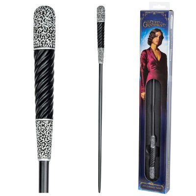 The Noble Collection - Leta Lestrange Wand in A Standard Windowed Box - 14in (34.5cm) Wizarding World Wand - Fantastic Beasts Film Set Movie Props Wands