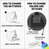 Otamatone Japanese Electronic Musical Instrument Portable Music Synthesizer from Japan by Maywa Denki Studio Award Winning, Educational Fun Gift for Children, Teens & Adults - Black (Set of 2) [Eng] view 4