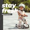 Scoot & Ride 2-in-1 Ride-On & Stand Kids Scooter, Ages 1 to 5, Highwaykick 1, Ash view 3