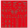 haikyu-pa-tu tatoxu-deka-ru 03 Fire Clear Black Pack of 1 Plastic Model Decal TTD  03  CBK view 3