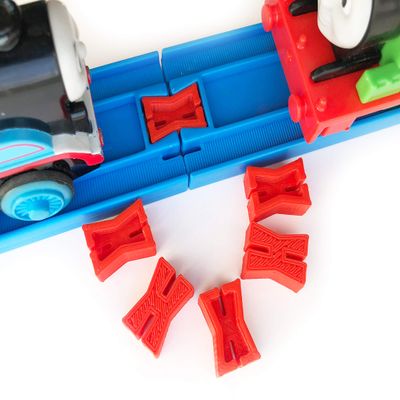TrainLab Plarail Dog Bone Connectors Train Track Adapter Thomas 6pcs (Green)