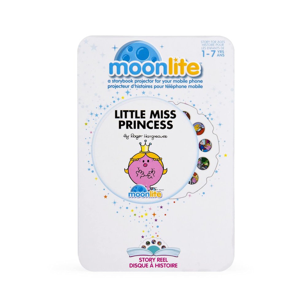 Moonlite Miss Princess Kids Story Projector, Story Reels Kids Flashlight Projector, Sensory Story Teller to Develop Imagination, Creativity, Language Skills, Fun Projector Toys