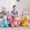 EVERICH TOY Giraffe Bouncy Horse Hopper for Toddlers 1-3, Bouncy Animals Jumping Horse, Inflatable Ride on Bouncer, for Boys Girls 18 M+ 2 3 4 5 6 Years Old W/Free Pump view 2