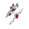 RZXYL 1:10 Aluminum Alloy Universal Front Rear Axles for Axial SCX10 II RC Crawler Truck Car Upgrades (Silver) view 1