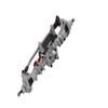 RZXYL 1:10 Aluminum Alloy Universal Front Rear Axles for Axial SCX10 II RC Crawler Truck Car Upgrades (Silver) view 4