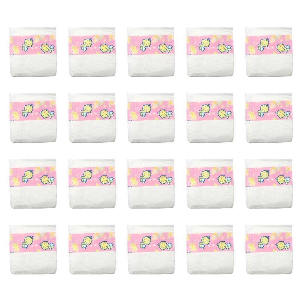 CHAREX Reborn Baby Doll Diapers - 20 Pieces Pack Newborn Diapers, Doll Accessories for 18-24 Inch Reborn Dolls