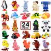 Laxdacee Wind-Up Toys, 24 Pack Assorted Mini Toy for Kid Party Favors, Pinata Goody Bag Filler Stocking Stuffers for Boy Girl Children, Birthday Gifts Carnival Small Prizes Classroom Incentive Reward view 1