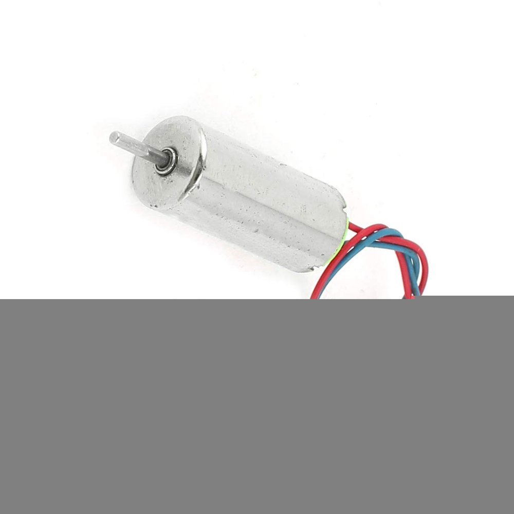 Aexit 1.5-4.5V 50000RPM Electric Motors 1mm Dia Shaft DC Non-core Motor for Fan Motors RC Helicopter