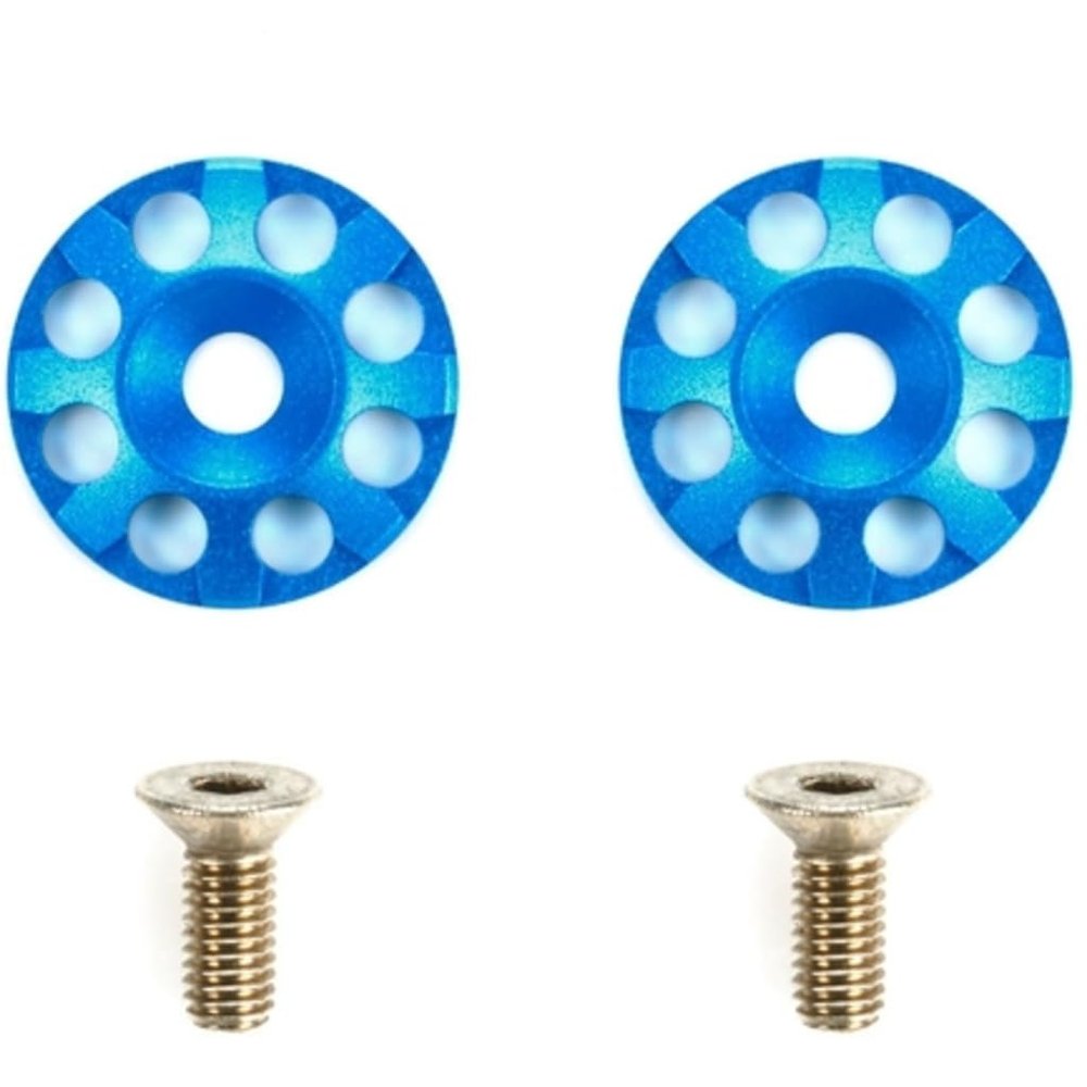 Aluminum Wing Washers - Blue / Tamiya / 54849
