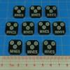 LITKO Ammo Tokens | Compatible with Gaslands Miniatures Game | Legacy | Refueled | Set of 10 | (Mines Ammo) view 3