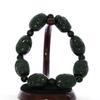 1" Bangle Bracelet China Certified Nature Hetian Nephrite Jade Lucky Eight Immortings 6252 view 1