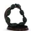 1" Bangle Bracelet China Certified Nature Hetian Nephrite Jade Lucky Eight Immortings 6252 view 4