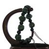 0.6" Bangle Bracelet China Certified Nature Hetian Nephrite Jade Hand Made Lucky Monkey 6250 view 4