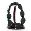 0.9" Men's Bangle Bracelet China Certified Nature Hetian Nephrite Jade Hand Made Lucky Eight Immortings 6251 view 2