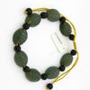 0.8" Bangle Bracelet China Certified Nature Hetian Nephrite Jade Longevity Turtle Back Pearls 6235 view 1