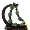 0.8" Bangle Bracelet China Certified Nature Hetian Nephrite Jade Longevity Turtle Back Pearls 6235 view 3