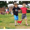 Durable 6 Pcs 3 Legged Race Bands Outdoor Carnival Game for Kids Adults Family Relay Race Carnival Field Day Backyard Birthday Team Party Games view 2