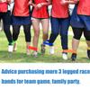Durable 6 Pcs 3 Legged Race Bands Outdoor Carnival Game for Kids Adults Family Relay Race Carnival Field Day Backyard Birthday Team Party Games view 4