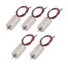 Aexit 5 Pcs Electric Motors DC 4.5V 45000RPM Wire Lead Coreless Motor for RC Fan Motors Helicopter Toy view 1