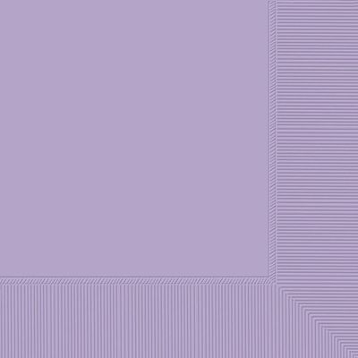 Elegant Lavender 2-Ply Beverage Paper Napkins - 5" x 5" (6 Packs of 100) - Ideal for Parties, Events & Any Celebrations (600)