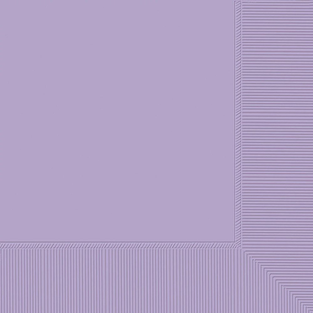 Elegant Lavender 2-Ply Beverage Paper Napkins - 5" x 5" (6 Packs of 100) - Ideal for Parties, Events & Any Celebrations (600)