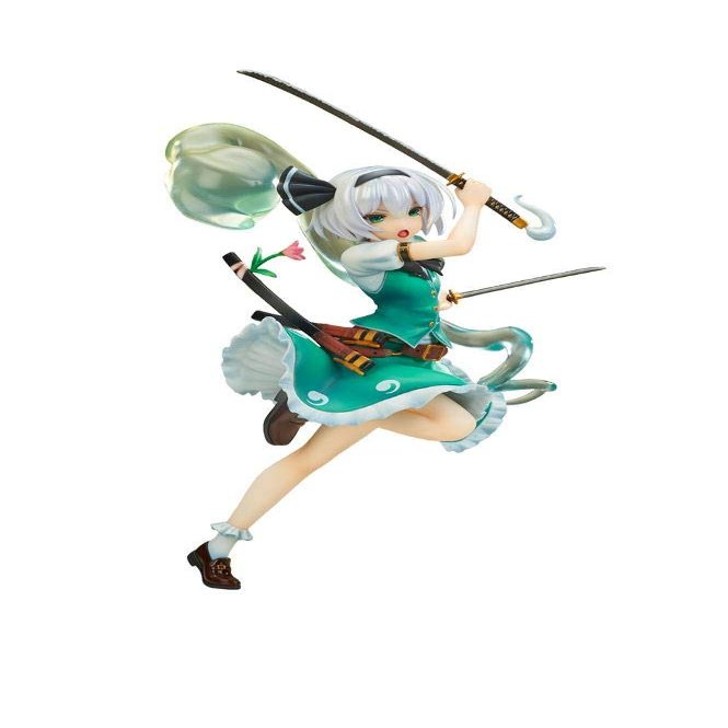 Bellfine Tohou Project: Youmu Konpaku PVC Figure, Multicolor