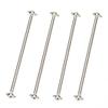 Dogbone Universal Drive Joint Cup Shaft 87mm Steel Silver for RC Hobby Model Car HPI HSP,COJOYS,4PCS (Silver) view 1