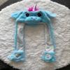 Mordarli Unicorn Hat Plush Bunny Hats Caps with Ears Moving Jumping Pop Up view 3