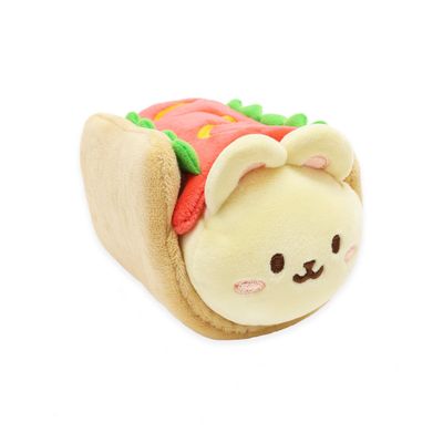 Anirollz Bunniroll Plush in Hotdog Outfitz Kawaii Bunny Stuffed Animal with Removable Costume Cute 6 Squishy Plush Toy Gift for Girls & Kids