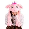 Mordarli Animal Unicorn Hat Plush Ears Moving Jumping Dress Up Cosplay Party for Kids view 2