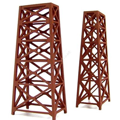 T Gauge Girder Support Piers 2 Pcs TB-006 RED