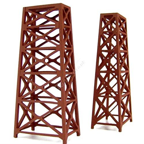 T Gauge Girder Support Piers 2 Pcs TB-006 RED